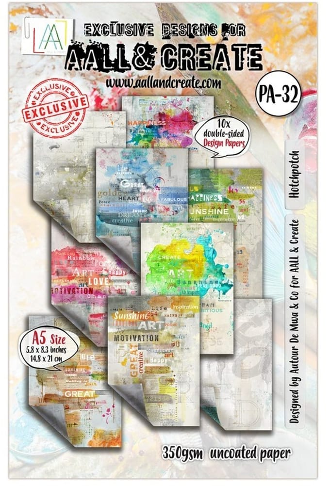 Aall & Create Design Paper A5 - Hotchpotch