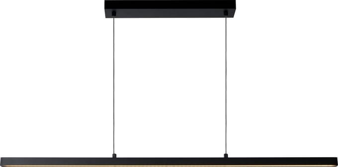 Lucide SIGMA - Hanglamp - LED Dimbaar - 1x30W 2700K - Zwart