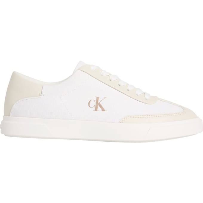 Calvin Klein Low Pro Cup Sneaker White Canvas Bright White/ecru Größe: 37 | Trainers Outlet | Damen | Weiß