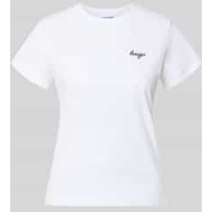 Regular fit t-shirt van puur katoen model 'Damatee_B'