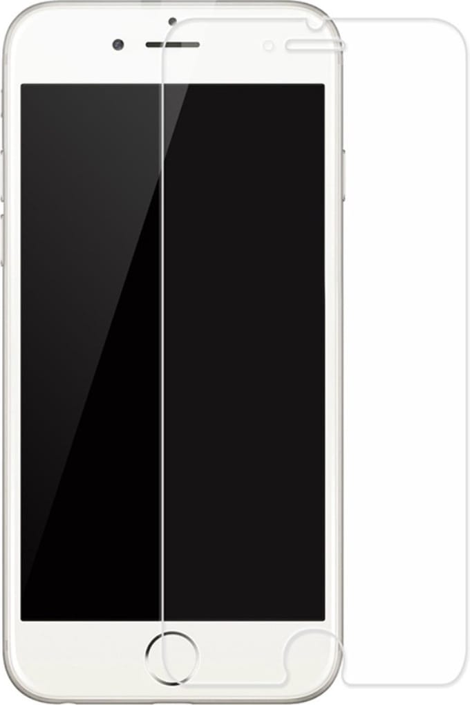Peachy Tempered Glass Protector geschikt voor iPhone 7 Plus 8 Plus Gehard Glas