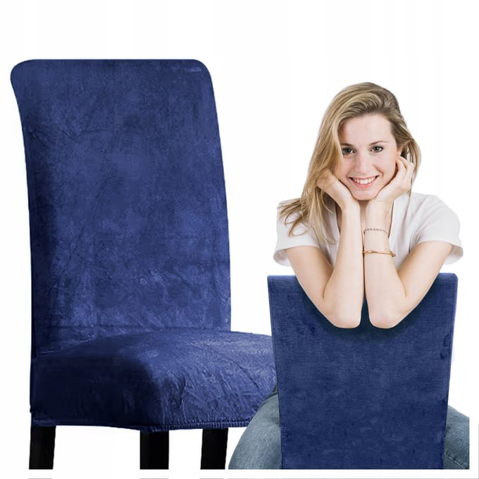 Premium Velours Stoelhoes - Universeel en Wasbaar