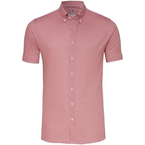 Desoto Overhemd Essential Vichy Check Button-Down Rood / male