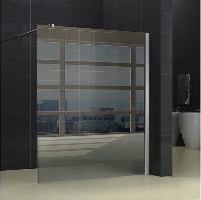Wiesbaden Comfort inloopdouche 1300 x 2000 x 10 mm nano helder glas/chroom