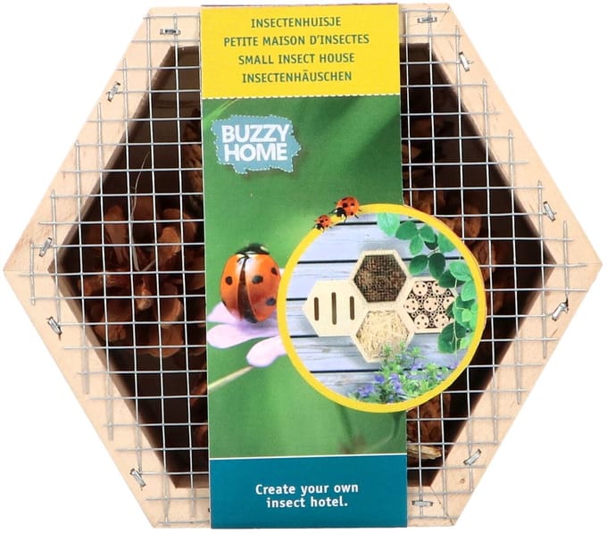 Bûten Home Insectenkast Hexagon Lieveheersbeestjes -