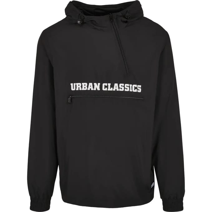 Urban Classics - Commuter Pullover Jas - L - Zwart