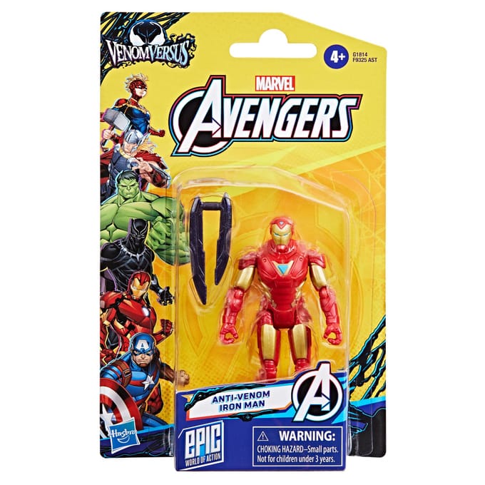 Marvel Avengers VenomVersus Epic World of Action Anti-Venom Iron Man 10 cm