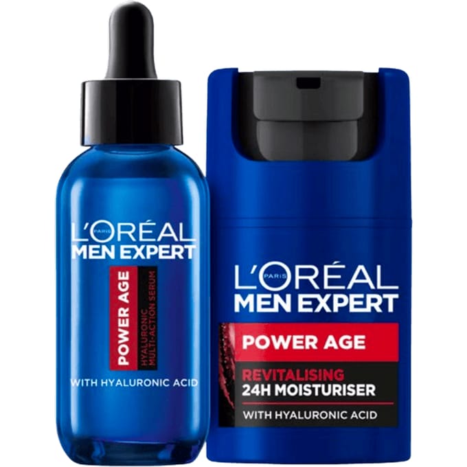 L'Oréal Paris L'Or&eacute;al Paris Men Expert Power Age Serum &amp; Revitalizing Moisturizer 30 ml + 50 ml