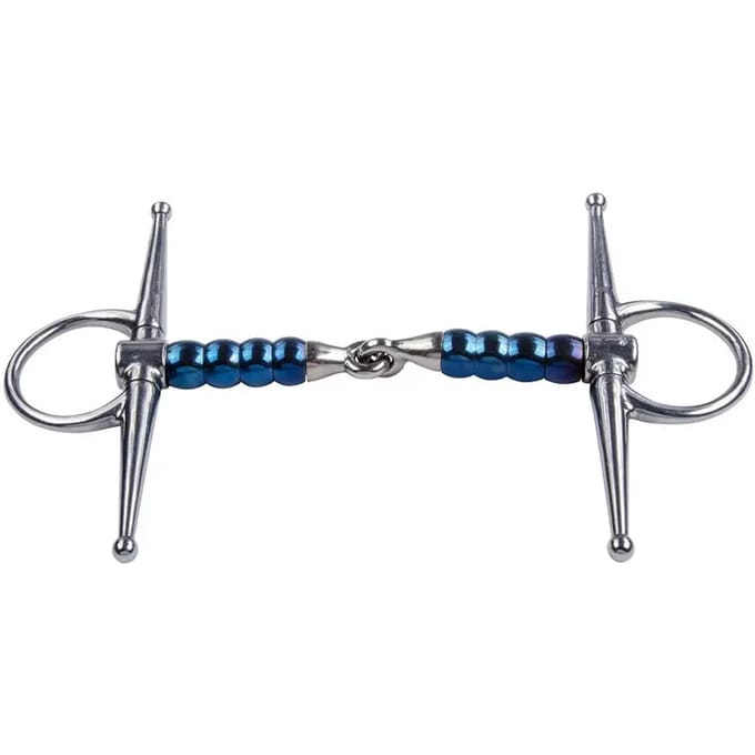 Naaldbit voor paarden Trust Sweet Iron Full Cheek Cherry Roller 16