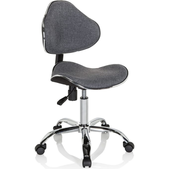 Kinder bureaustoel KIDDY GTI-3 stof grijs hjh OFFICE