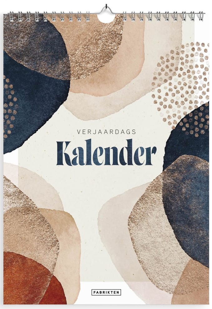 Fabrikten Verjaardagskalender Artsy - A4 - Aquarelkunst