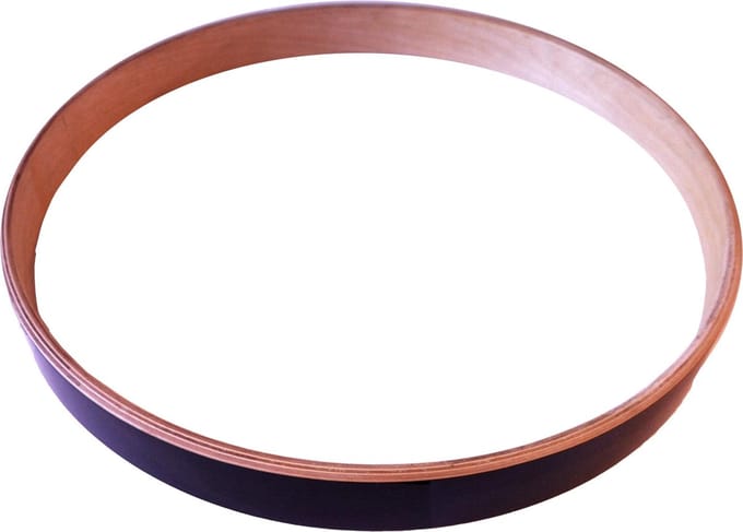 Fame Maple Std. Bass Spannreifen 16", #Black - Reserveonderdeel voor drum ketels
