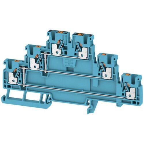 Weidmüller 2428850000 Doorgangsklem 3-etages 5.1 mm Spanveer Blauw 25 stuk(s) Piece