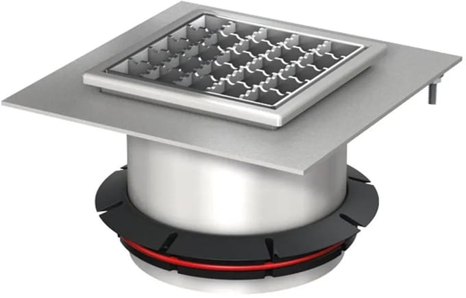 ACO Opzetstuk Variant-CR 200x200/ M125/ V2A/ antislip, 9519.60.93