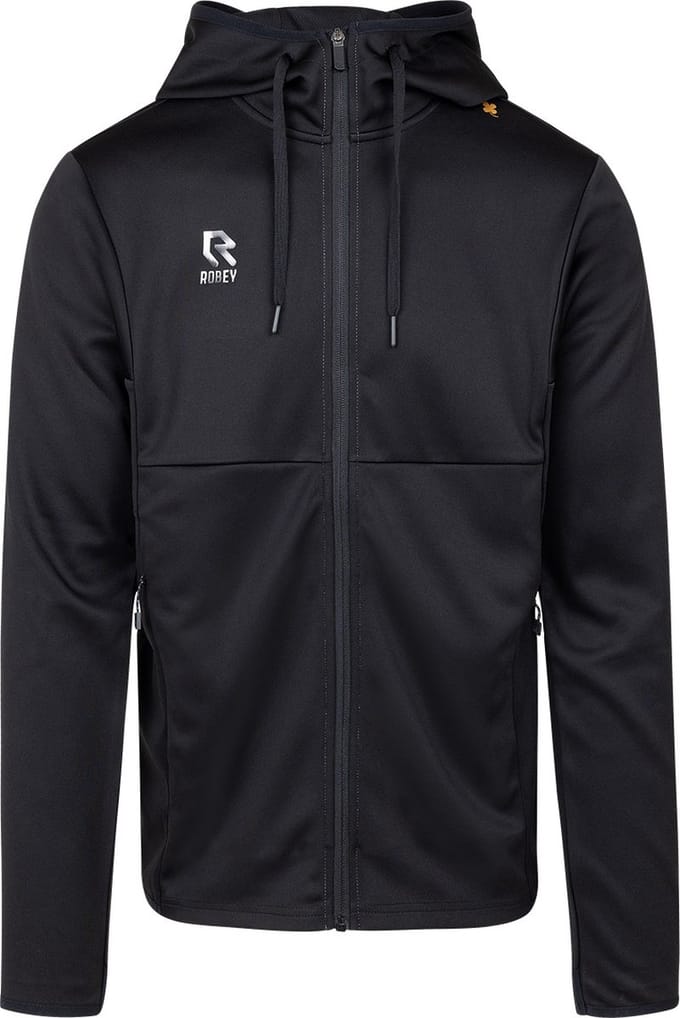 Robey Off Pitch Scuba Full-Zip Hoodie - Zwart - S