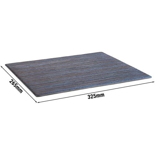 GGM Gastro (6 Stück) GN-Tablett 1/2 - LOOPS - Melamin - Höhe: 15mm - Blau