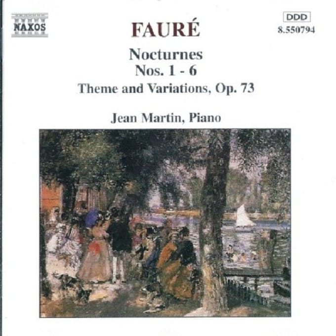 Jean Martin - Fauré: Nocturnes 1-6 (CD)