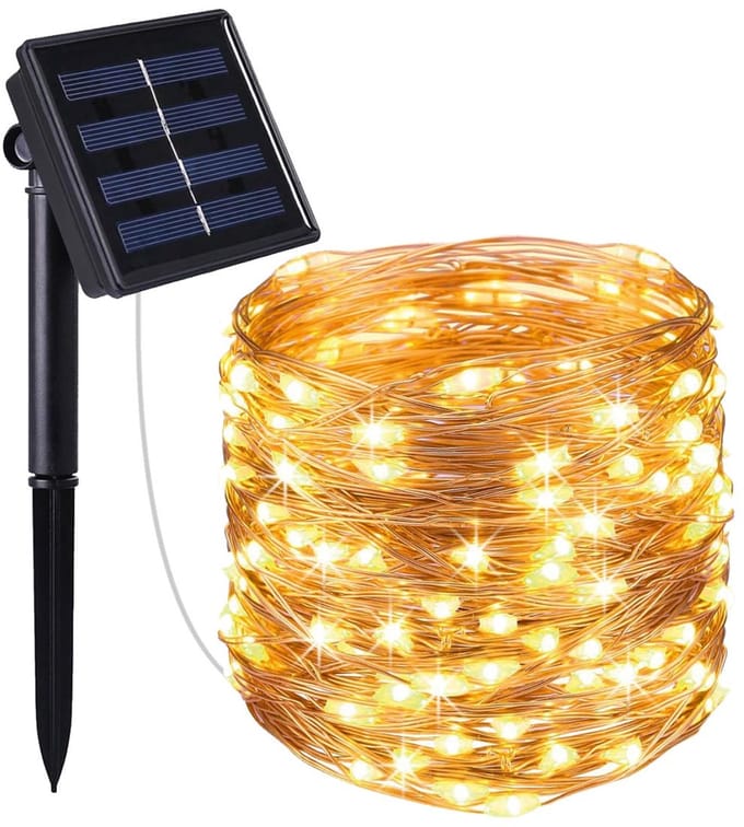 Solar lichtsnoeren 400LED SKINNY