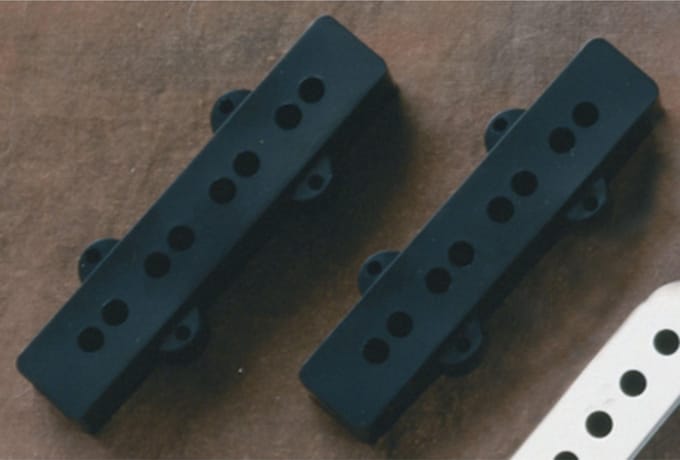 Fender Pickup Cover Jazz bas zwart - Basgitaaronderdeel