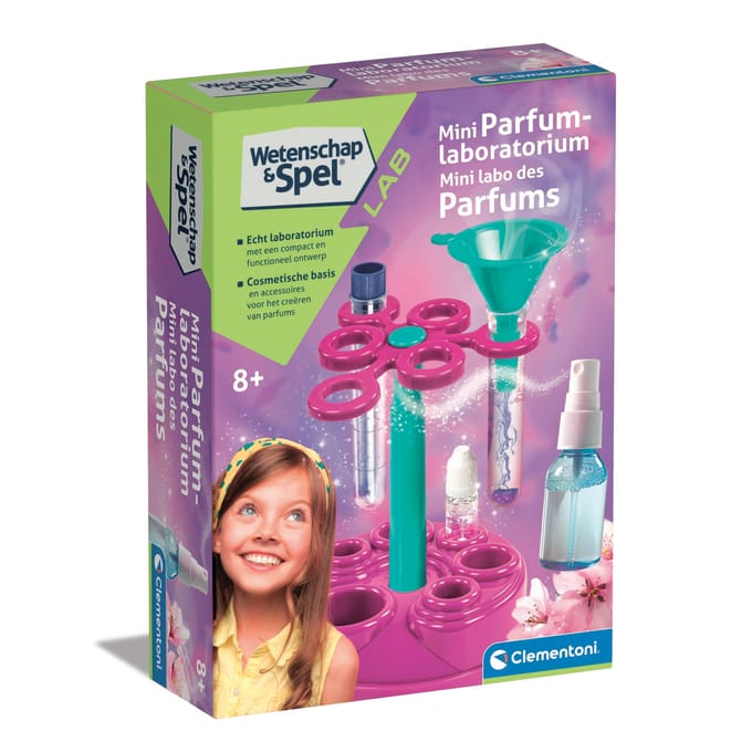 Clementoni - MiniLab Parfum - Experimenteerset - STEM Speelgoed - Zelf Parfums Maken - Vanaf 8 Jaar