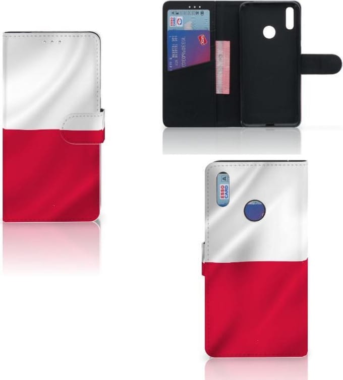 Huawei Y7 (2019) Bookstyle Case Polen