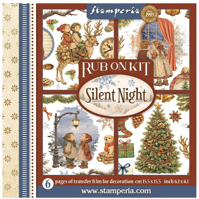 Stamperia Rub On assortiment "Silent Night"