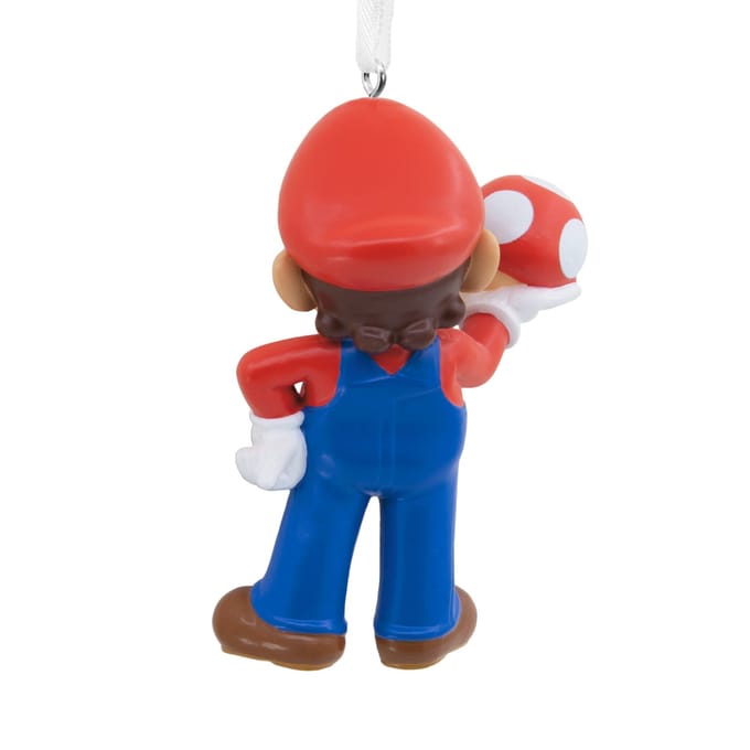 Hallmark Collectable Super Mario - Mario with Super Mushroom Ornament