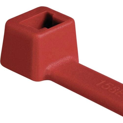 HellermannTyton 111-03004 T30R-PA66-RD Kabelbinder 150 mm 3.50 mm Rood Weerbestendig 100 stuk(s)