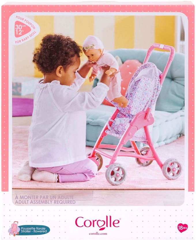 Corolle Kinderwagen Bloemen voor Babypop, 30cm