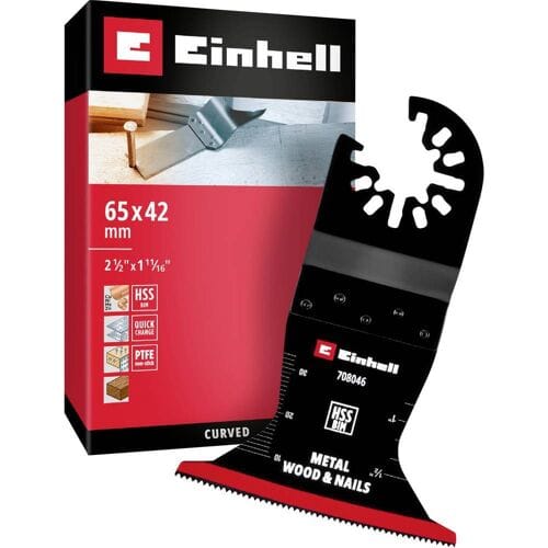 Einhell 708046 Tauchsägeblatt BIM Met, 65mm Multitool toebehorenset Bimetaal 65 mm 1 stuk(s)