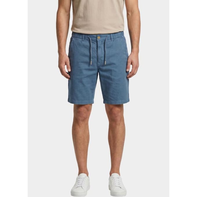 Bos Bright Blue Korte broek heren ferdinand structure chino sho 26109fe06bo/4020