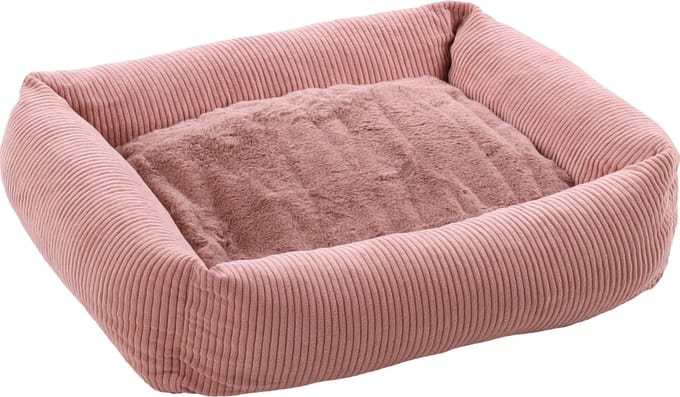 FLAMINGO-Hondenmand-met-rits-Colette-rechthoekig-50-cm-roze