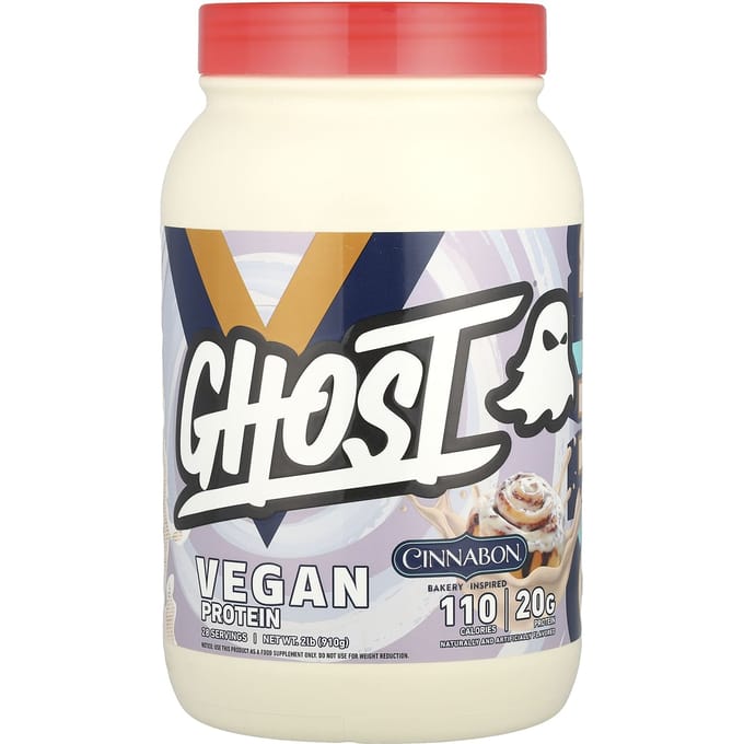 Ghost, Plantaardige Eiwitten, Cinnabon®, 2 pond (910 g)