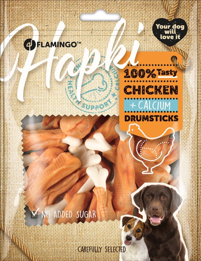 Flamingo Hondensnack Chick'n Calcium Bone 170 gr - 170 gr