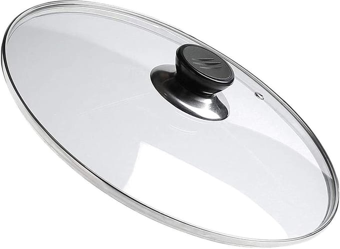 Pan Deksel - Glazen Deksel - Koken - Met Stoomopening - 30cm - Transparant