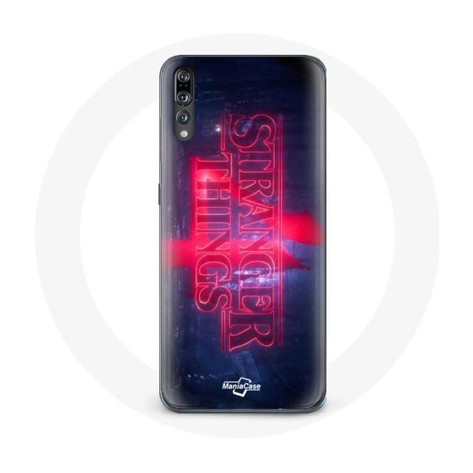 Case voor Huawei P20 Pro Stranger Things Logo Transparant Seizoen 4 Trailer 2022