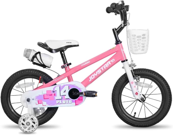 Kinderfiets - Loopfiets - Leren Fietsen - Met Stabilisator - 14 inch - Roze