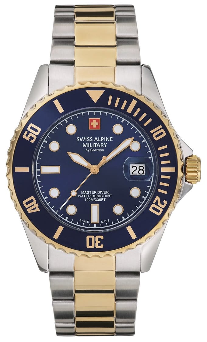 Swiss Alpine Military 7053.1145 Master Diver horloge