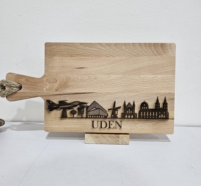 borrelplank beukenhout skyline Uden 69 cm
