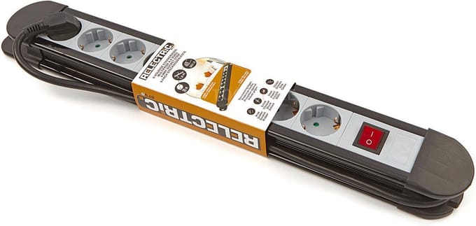 Relectric Stekkerdoos 8 Voudig Met 1,5 Meter Kabel 3 x 1,5 mm