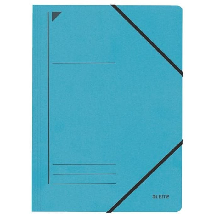 LEITZ® hoekmap, DIN A4, elastische sluiting, blauw