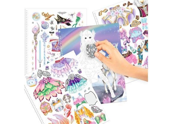 Top Model Create your TOPModel kleurboek met stickers Fantasy Kleurboeken