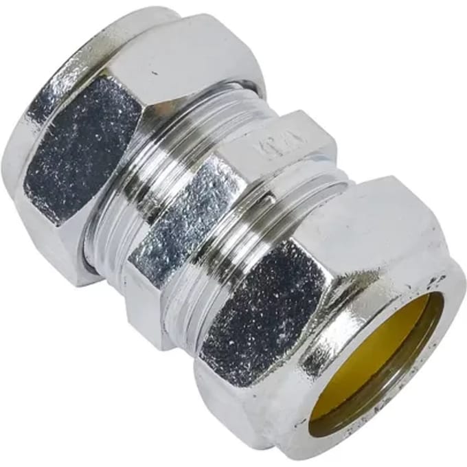 Sanivesk Knel Recht Chroom 22x22mm
