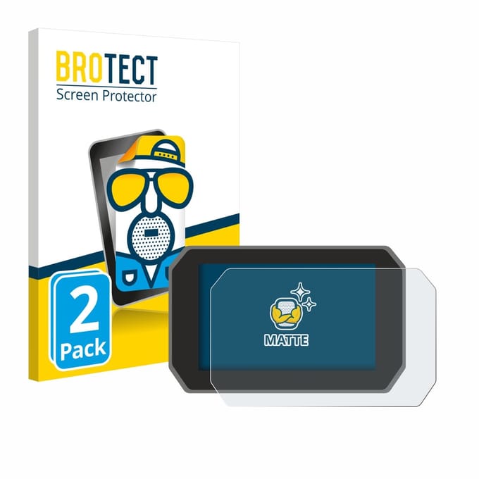 BROTECT - Screenprotector voor Yamaha Tracer 9 GT+ 2025 - Folie Beschermfolie matte 2 Stuks