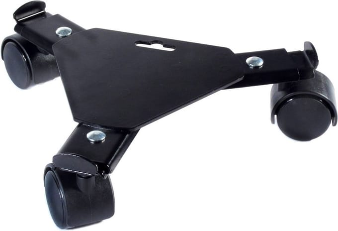 Nature - Planttrolley met verstelbare dragers - Ø27-37cm - Zwart - kunststof