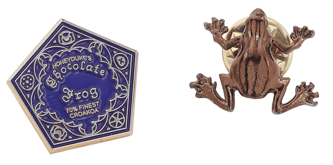 The Carat Shop - Harry Potter - Chocoladekikker en Doos - Speldbadge