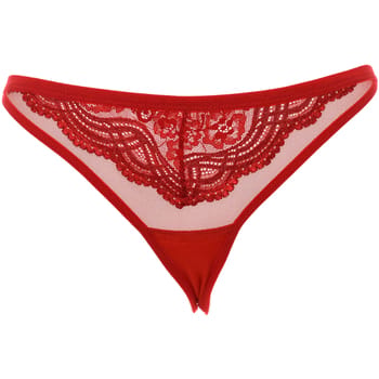 String 21685 vrouw met drie strengen kant