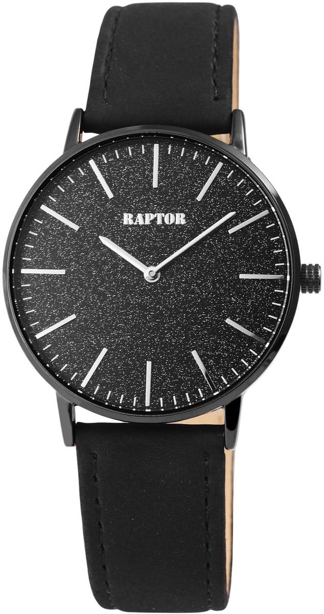 Raptor dameshorloge Edelstahl Glenn, Crystal-bezetting