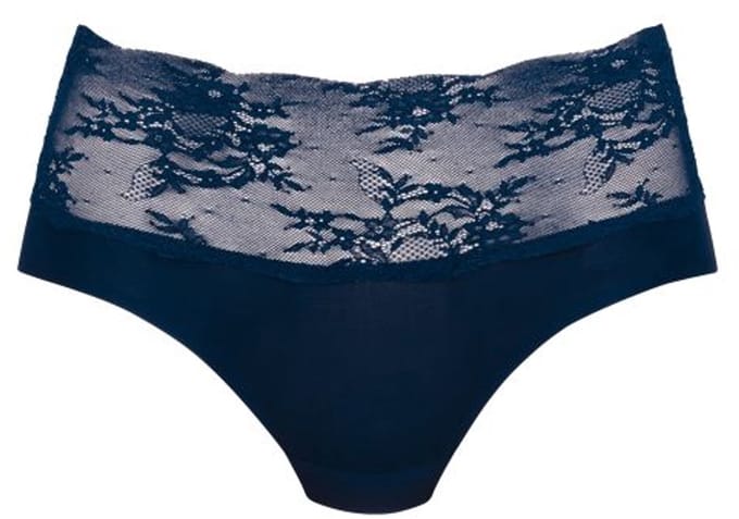 Anita - High Waist Slip - Essential Lace - Maritime Blue - M