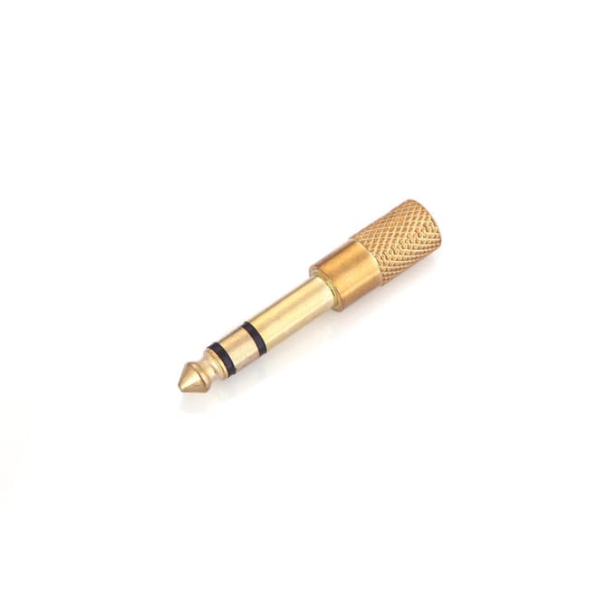 Audio Jack Adapter Converter Stereo Plug Socket voor elektrische gitaren Microfoon Hoofdtelefoon 6,5 mm mannelijk 3,5 mm vrouwelijk goud